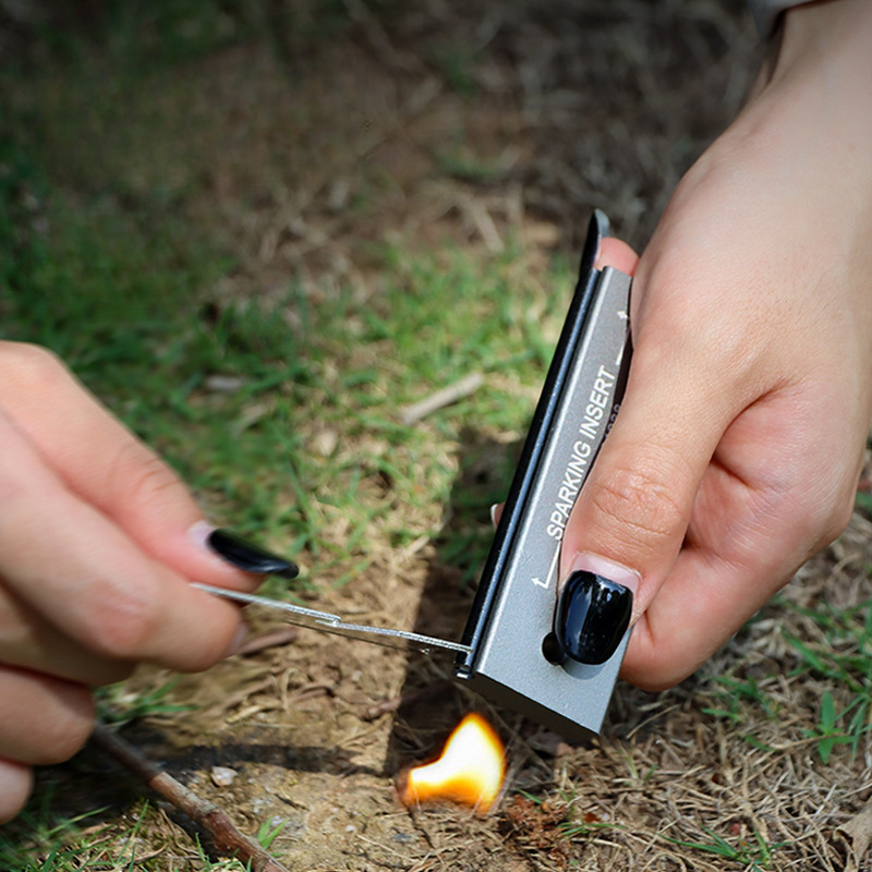Fire Starting Kit - Su Geçirmez Magnezyum Çakmak ve Çelik