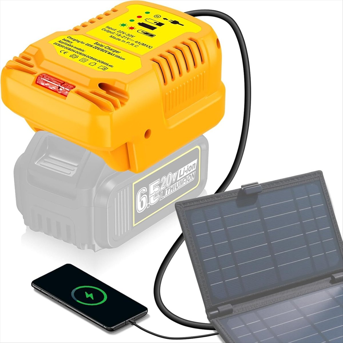 Dewalt 20V/60V Pil için Güneş  - Solar Emergency Charger incelemesi ve fiyatı