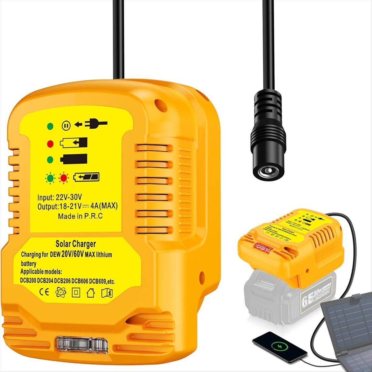 Dewalt 20V/60V Pil için Güneş  - Solar Emergency Charger incelemesi ve fiyatı