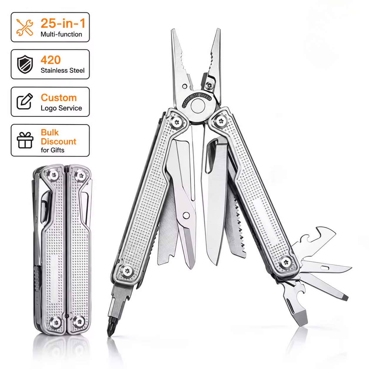 Profesyonel 25'i 1 Arada Çok A - Multi Tool Plier incelemesi ve fiyatı